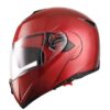 AHR Motorcycle Helmet Modular Flip up Full Face Dual Visor 7